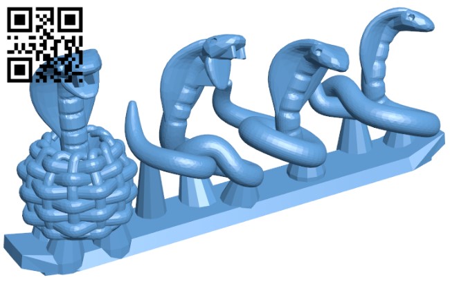 Snakes Cobra H005111 file stl free download 3D Model for CNC and 3d printer