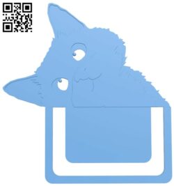 Sneaky cat bookmark H005557 file stl free download 3D Model for CNC and 3d printer