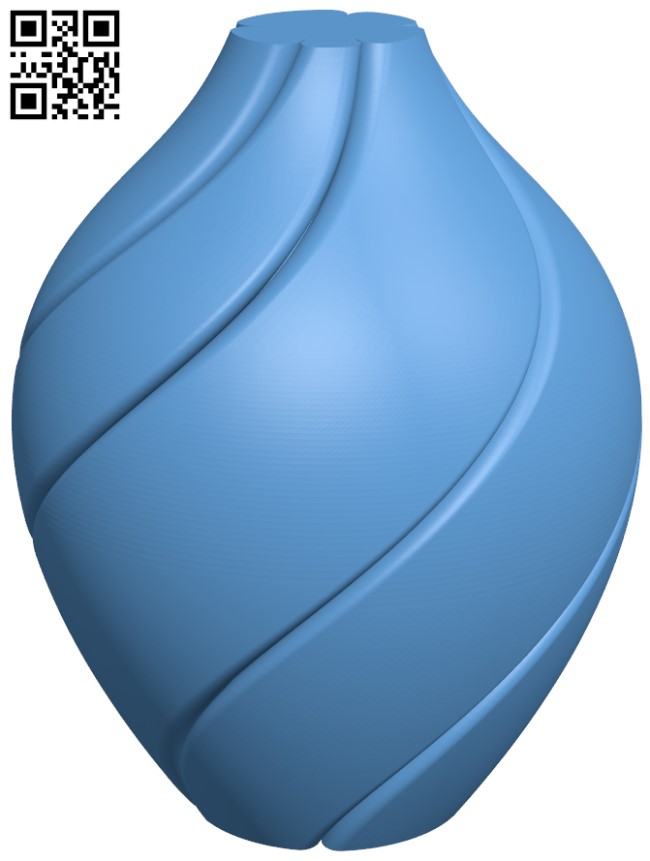 Spin Vase H005298 file stl free download 3D Model for CNC and 3d printer