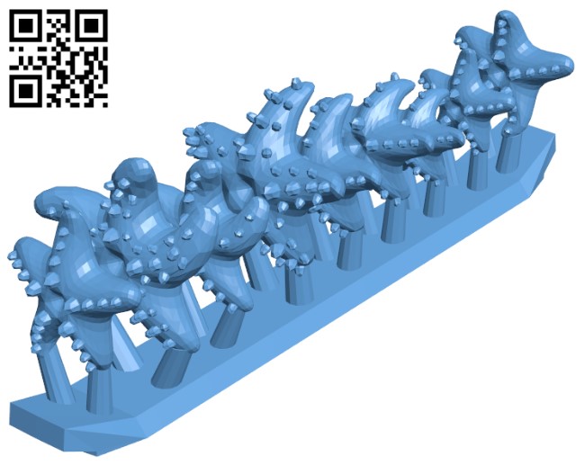 Starfish H004904 file stl free download 3D Model for CNC and 3d printer