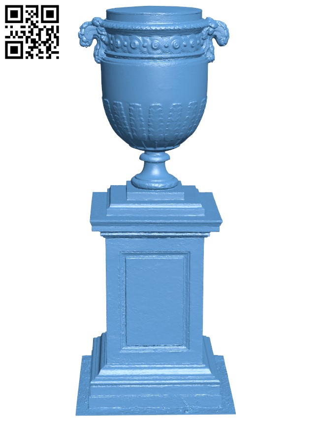 Stone vase H005304 file stl free download 3D Model for CNC and 3d printer