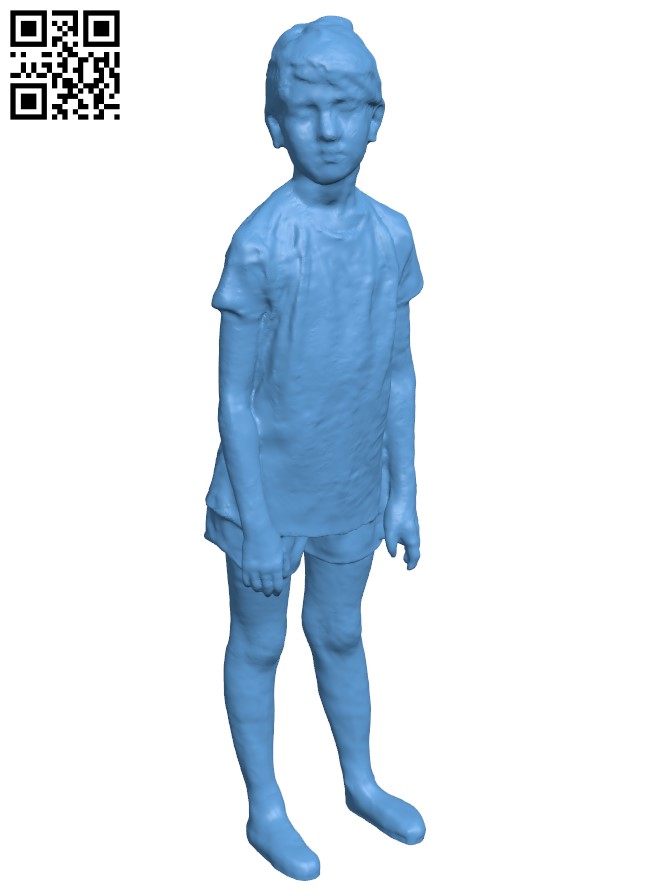 Sumayah scan - Standing H004937 file stl free download 3D Model for CNC and 3d printer