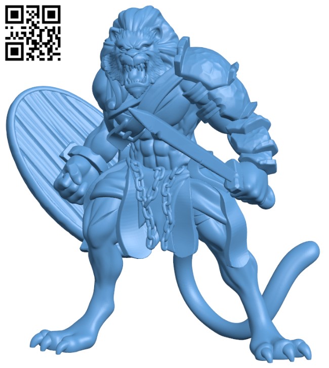 Tabaxi gladiator H004905 file stl free download 3D Model for CNC and 3d printer