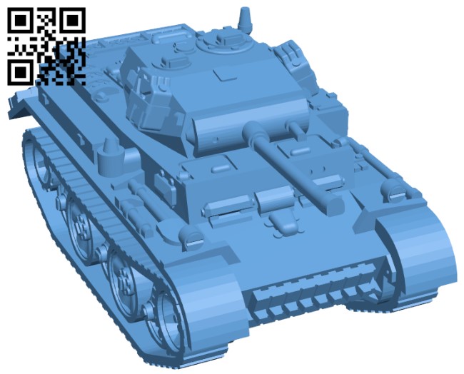 Tank H005567 file stl free download 3D Model for CNC and 3d printer