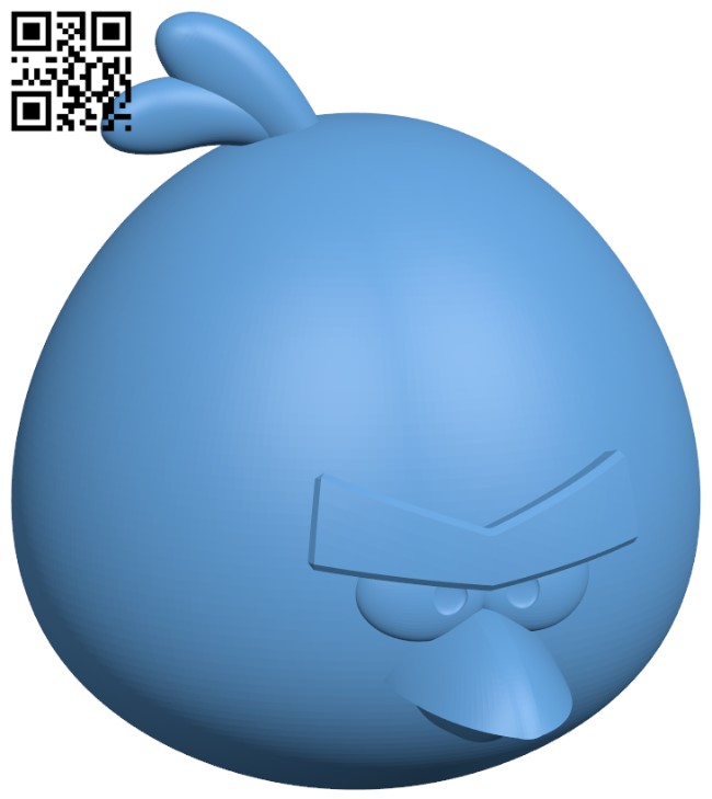 Terence - Angry Birds H004941 file stl free download 3D Model for CNC and 3d printer