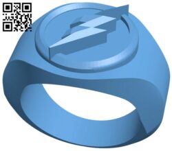 The Flash Ring H005383 file stl free download 3D Model for CNC and 3d printer