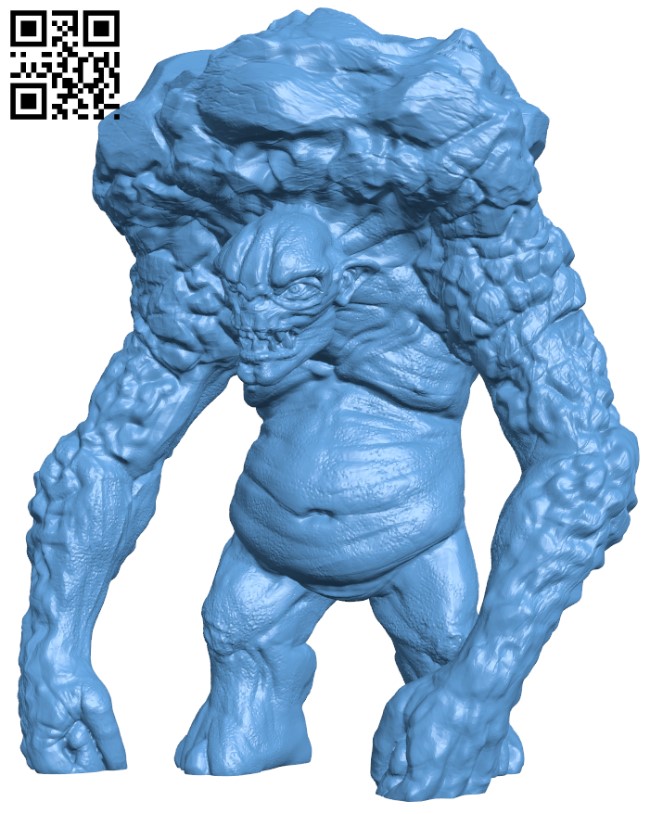 The Witcher Bart The Troll H005122 file stl free download 3D Model for CNC and 3d printer