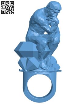 Thinker – Ring H005318 file stl free download 3D Model for CNC and 3d printer
