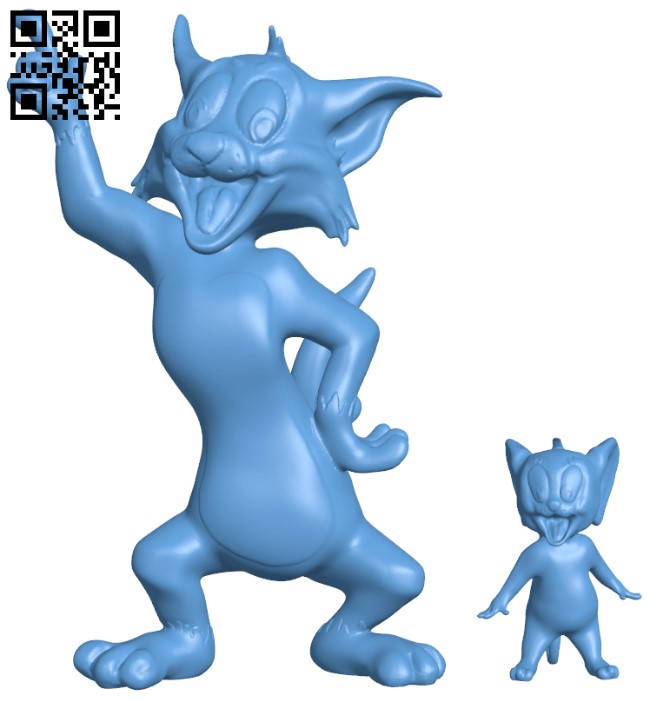 Tom and Jerry H005310 file stl free download 3D Model for CNC and 3d printer