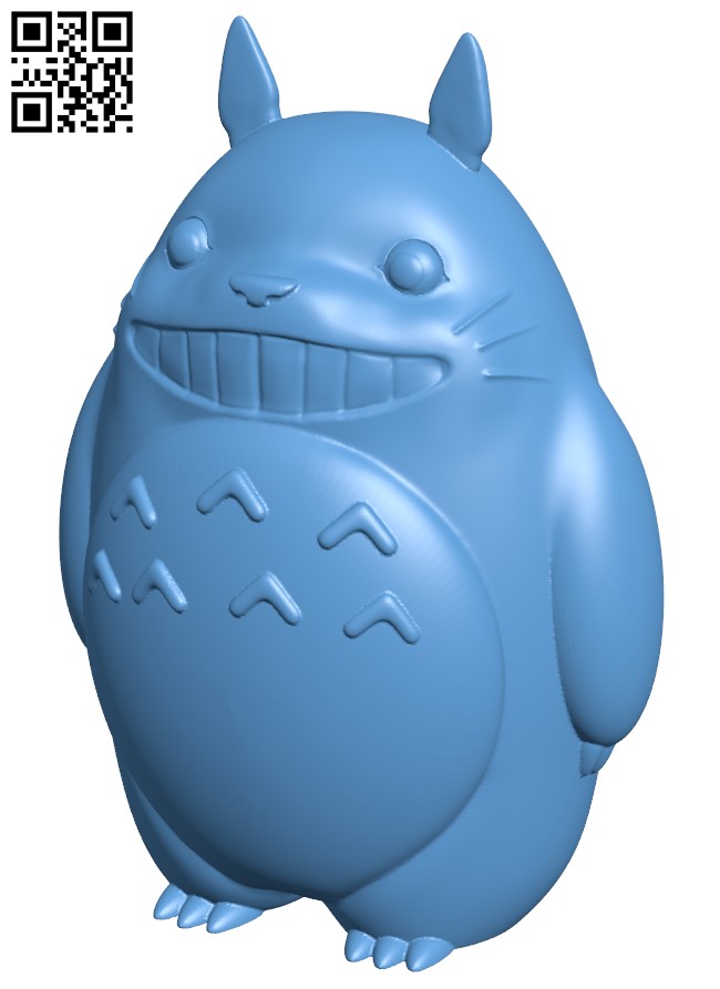 Totoro 2 H004943 file stl free download 3D Model for CNC and 3d printer