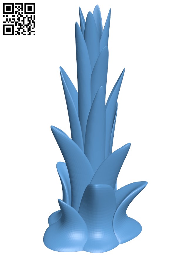 Tree Agave H005685 file stl free download 3D Model for CNC and 3d printer