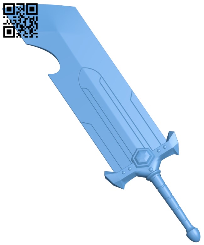 Trollhunters sword H005127 file stl free download 3D Model for CNC and 3d printer