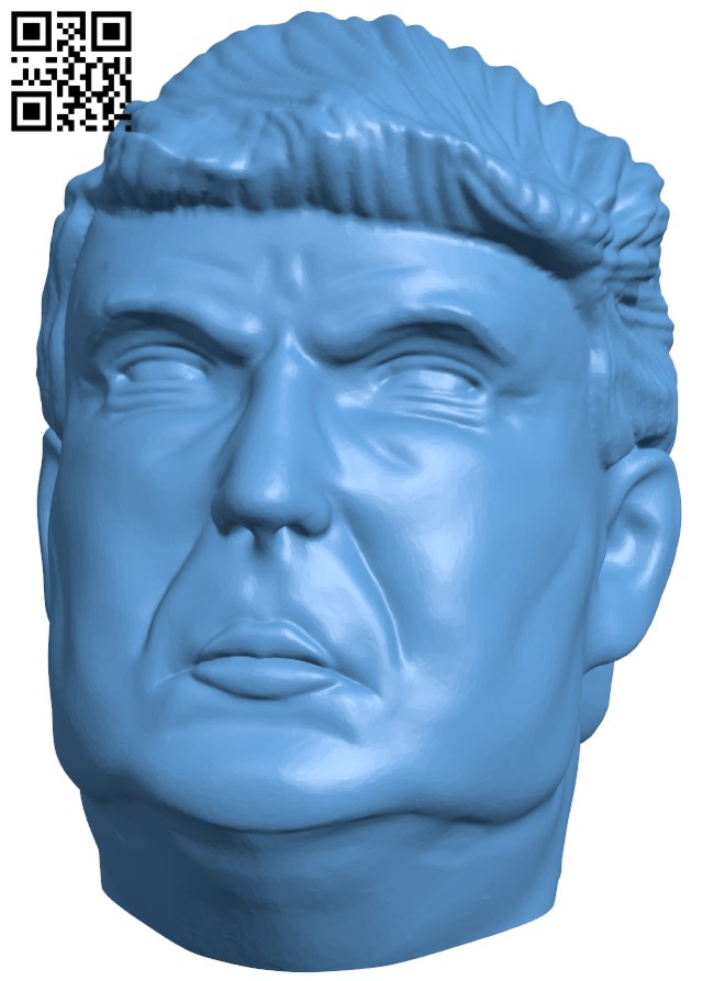 Trump stress ball H004907 file stl free download 3D Model for CNC and 3d printer