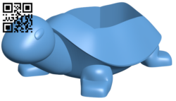Turtle Planter H005443 file stl free download 3D Model for CNC and 3d printer