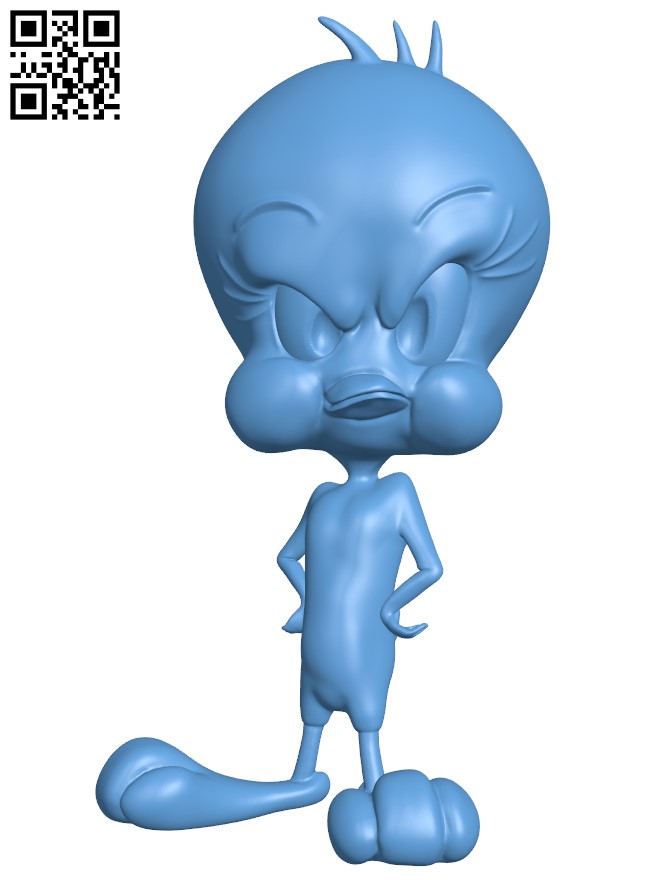 Tweety Bird H004945 file stl free download 3D Model for CNC and 3d printer