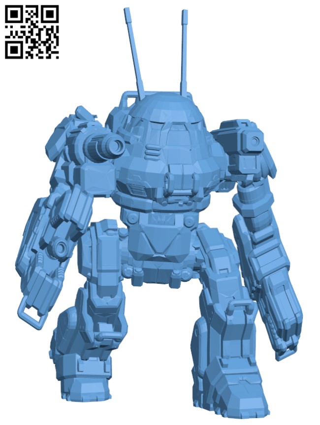 Urbancrab UM-KRB - Robot H005610 file stl free download 3D Model for CNC and 3d printer