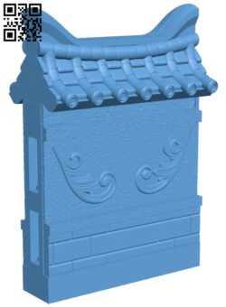 Wall H005614 file stl free download 3D Model for CNC and 3d printer