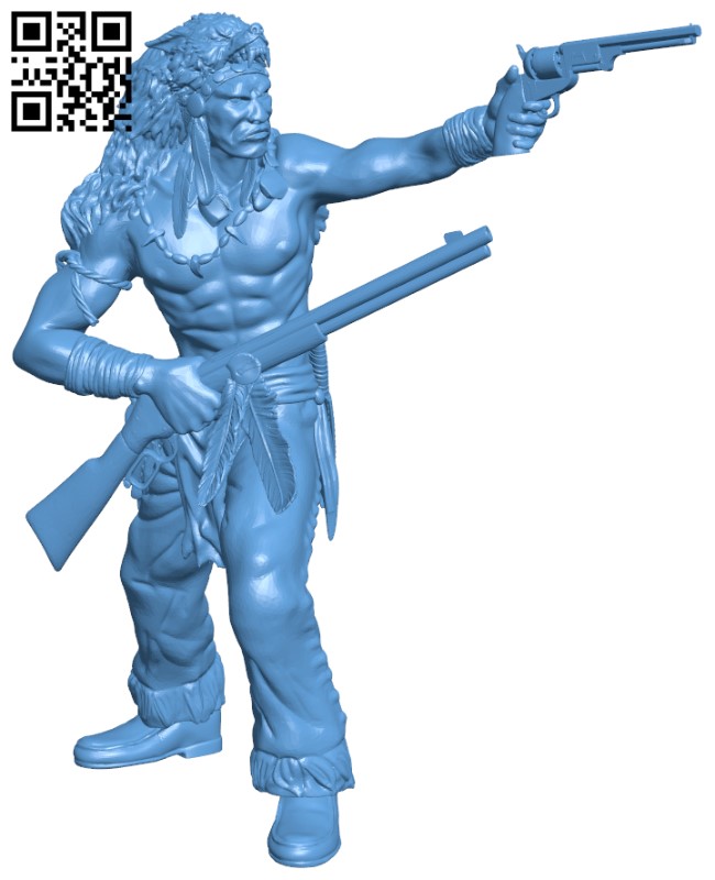 Wolf Warrior H004962 file stl free download 3D Model for CNC and 3d printer