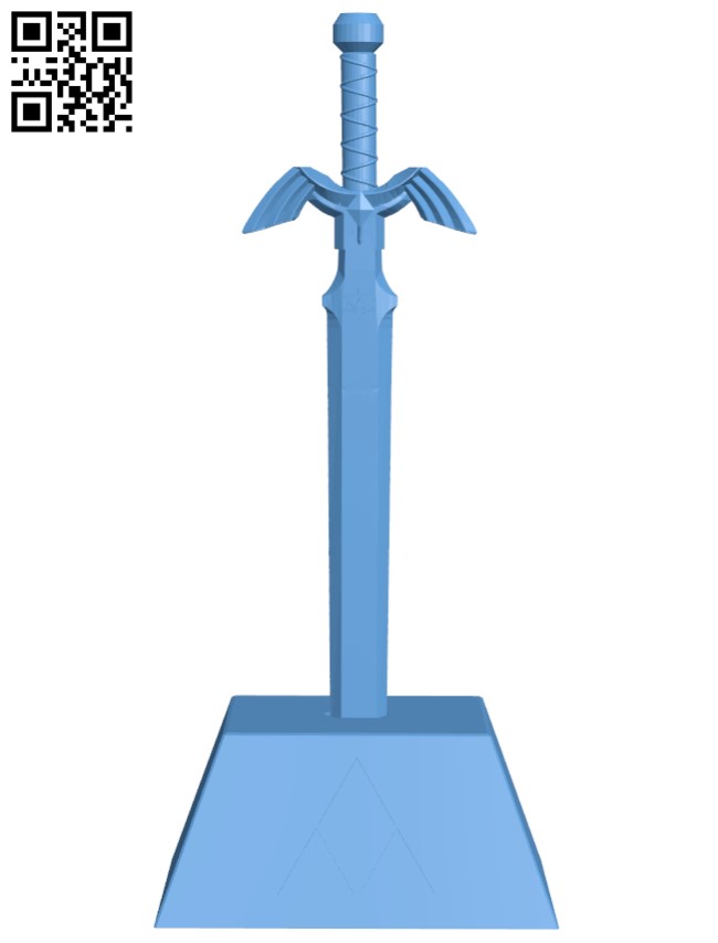 Zelda Master Sword Pen H005136 file stl free download 3D Model for CNC and 3d printer