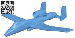 Aircraft A-10 Thunderbolt H006349 file stl free download 3D Model for CNC and 3d printer