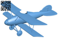 Albatros D.V – Airplane H006051 file stl free download 3D Model for CNC and 3d printer