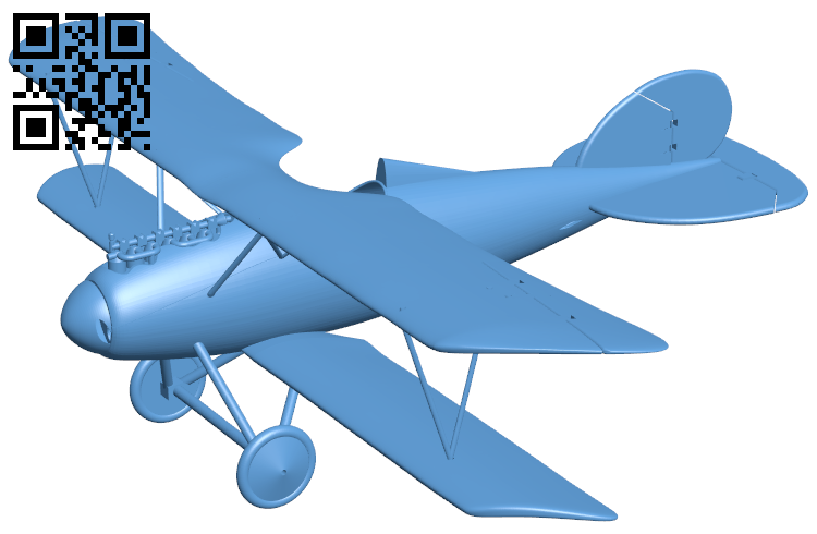 Albatros D.V - Airplane H006051 file stl free download 3D Model for CNC and 3d printer