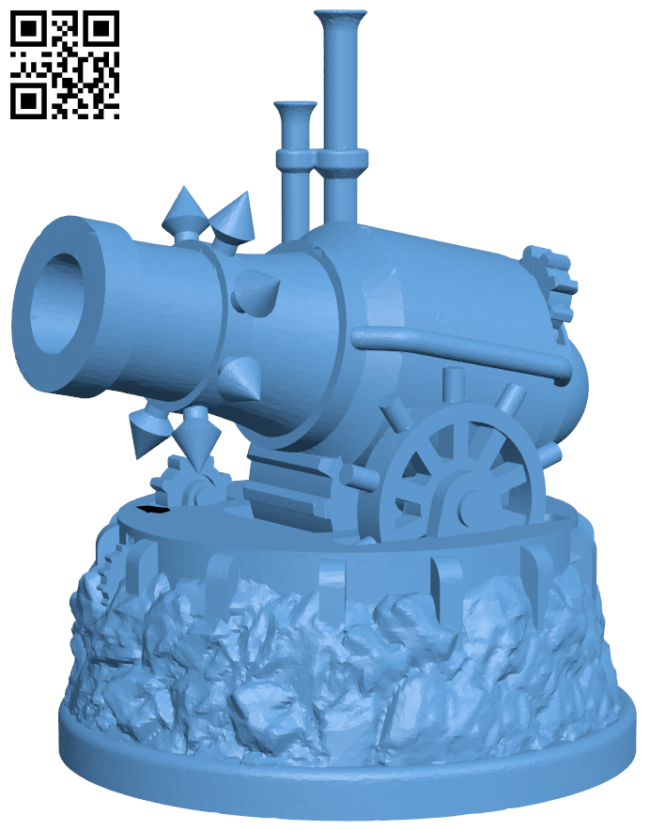 Ancient Artillery - Gloomhaven Monster H005750 file stl free download 3D Model for CNC and 3d printer