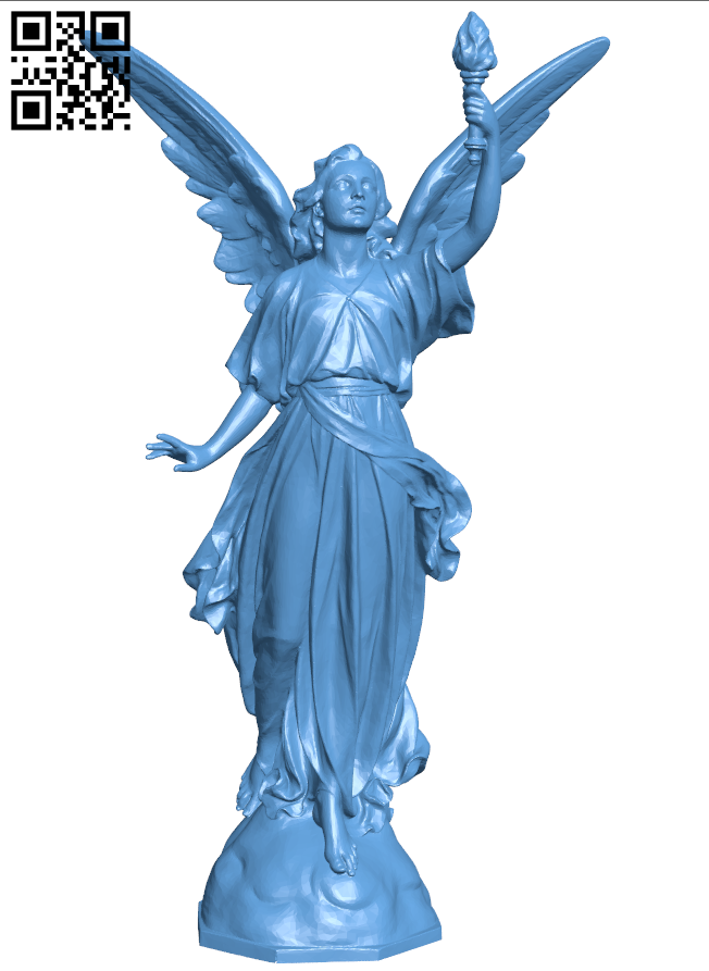 Angel Artifact Figure H006053 file stl free download 3D Model for CNC and 3d printer