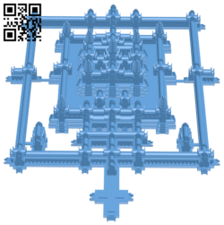 Angkor Wat – Cambodia H006351 file stl free download 3D Model for CNC and 3d printer