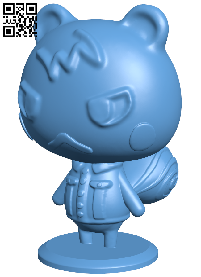Animal Crossing Marshal H006353 file stl free download 3D Model for CNC and 3d printer