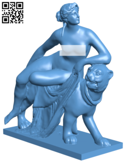 Ariadne on the panther H006054 file stl free download 3D Model for CNC and 3d printer