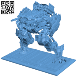 Assault Mech – Robot H006411 file stl free download 3D Model for CNC and 3d printer