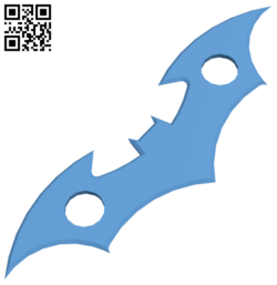 Batarang H006058 file stl free download 3D Model for CNC and 3d printer