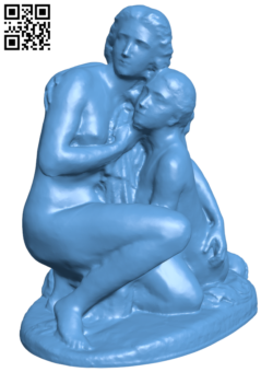 Bathing women H005929 file stl free download 3D Model for CNC and 3d printer