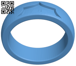 Batman ring H006596 file stl free download 3D Model for CNC and 3d printer