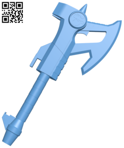 Black Ranger Power Axe H005756 file stl free download 3D Model for CNC and 3d printer