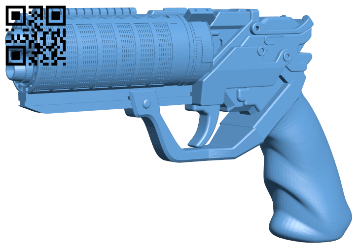 Blade Runner 2049 K's Pistol H005933 file stl free download 3D Model for CNC and 3d printer