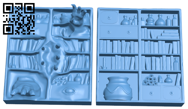 Bookcase Mimic H006063 file stl free download 3D Model for CNC and 3d printer