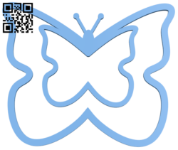 STL file butterfly stickers butterfly 3 🦋・3D printable model to  download・Cults