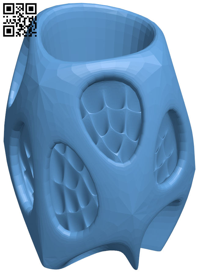 Cactus vase H006531 file stl free download 3D Model for CNC and 3d printer