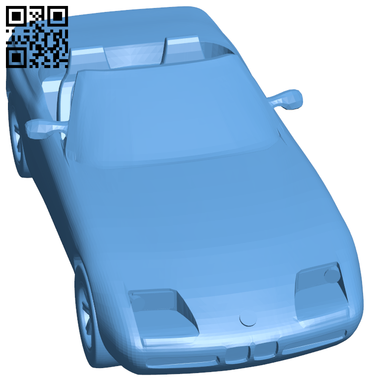 Car BMW Z1 H006532 file stl free download 3D Model for CNC and 3d printer