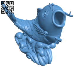 Carp – Fish H006475 file stl free download 3D Model for CNC and 3d printer