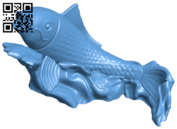 Carp – Fish H006601 file stl free download 3D Model for CNC and 3d printer