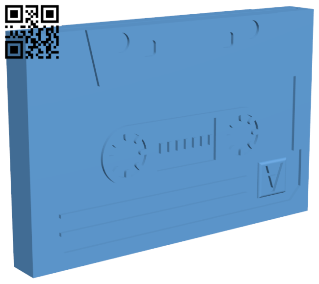 Cassette Tape Card Holder Wallet H005759 file stl free download 3D Model for CNC and 3d printer