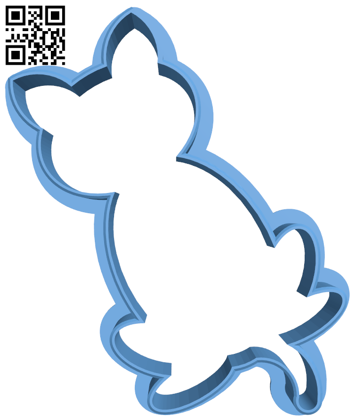 Cat cookie cutter H006534 file stl free download 3D Model for CNC and 3d printer