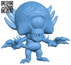 Chibi Psycho Monster H005761 file stl free download 3D Model for CNC and 3d printer