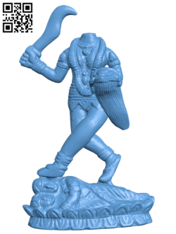 Chinnamasta H005872 file stl free download 3D Model for CNC and 3d printer