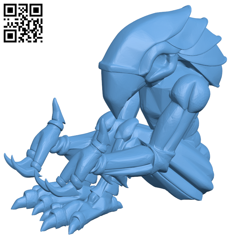 Chozo Statue - Phone stand H006296 file stl free download 3D Model for CNC and 3d printer