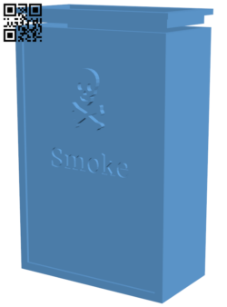 Cigarette box H005994 file stl free download 3D Model for CNC and 3d printer