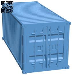 Container H006239 file stl free download 3D Model for CNC and 3d printer